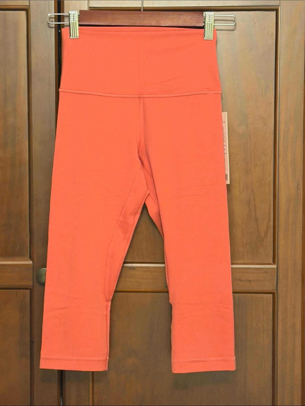 Lululemon Align 17” Crop Leggings in Desert Red - Size 4